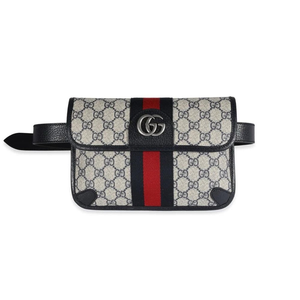 GUCCI GG SUPREME OPHIDIA BELT BAG